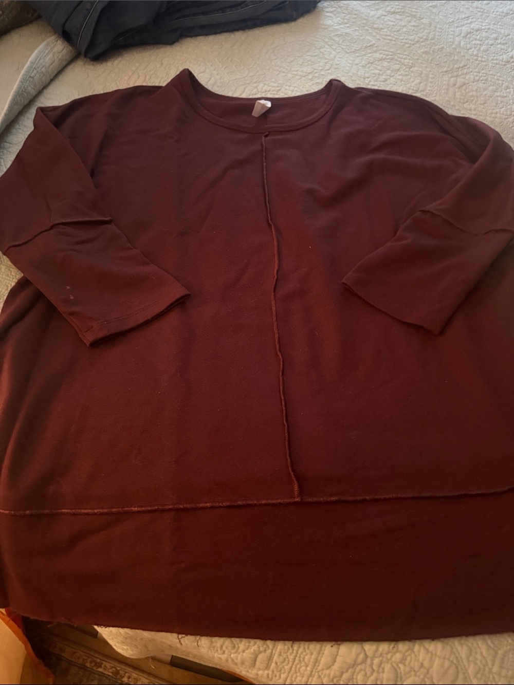 Spanx tunic in Burgundy